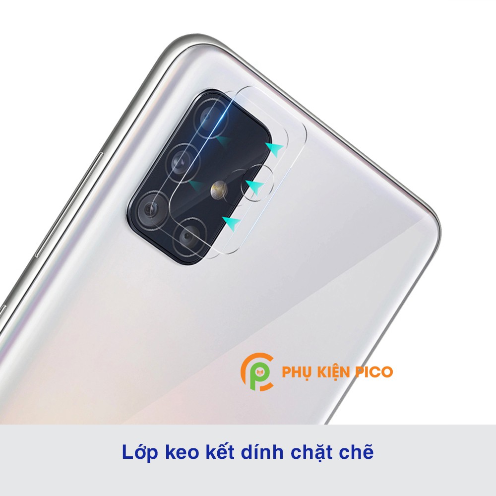 Dán camera Samsung M51 độ cứng 9H trong suốt không ảnh hưởng đến chất lượng ảnh - Cường lực camera Samsung Galaxy M51