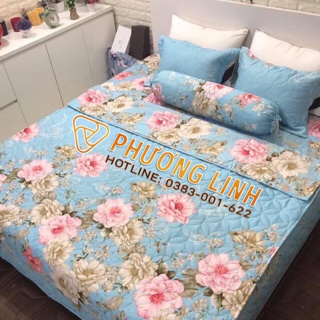 Combo set 5 món Chăn Hè chất Polycotton