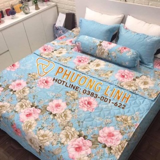 Combo set 5 món Chăn Hè chất Polycotton