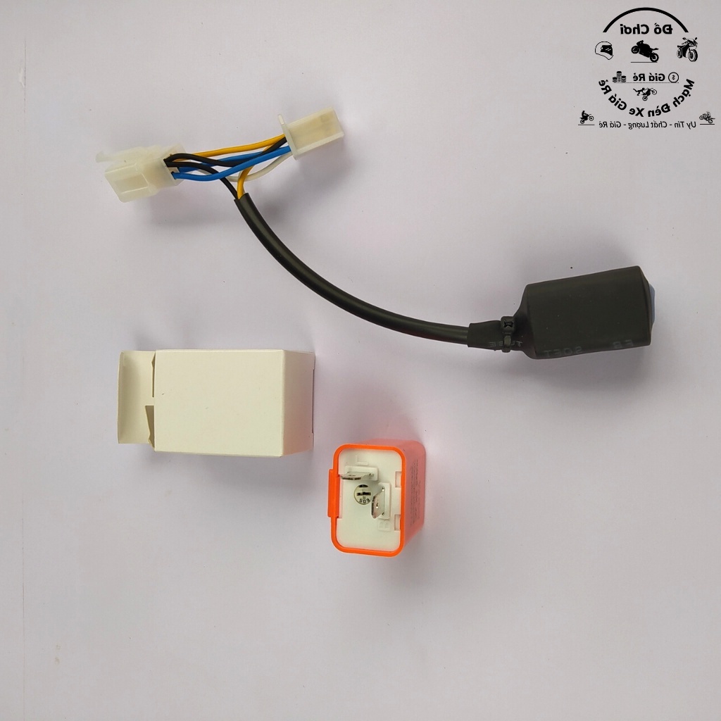 Mạch hazard, Mạch ưu tiên xi nhan cho ex 150 gắn như zin kèm cục chớp điện tử chỉnh tốc độ nháy