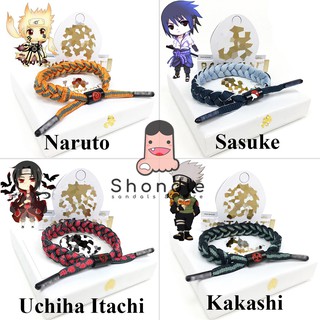 Vòng Tay SHONDLE Naruto 6 nhân vật [Tặng móc khoá + Full Box CC + Tag][Hình Thật]