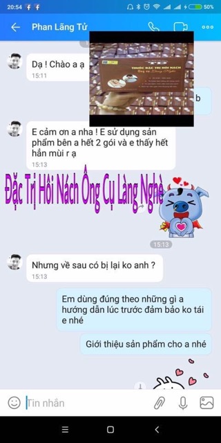 Hôi Nách Ông Cụ Làng Nghè Khỏi Hoàn Toàn (hộp 4 gói)