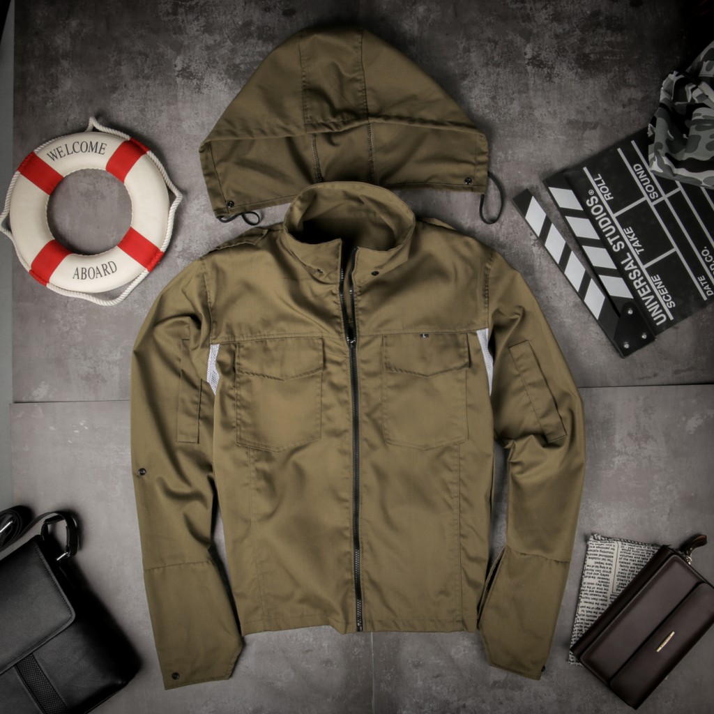 Áo chống nắng Thời trang nam áo khoác nam đẹp Vải Kaki chống tia UV cao cấp Có nhiều lỗ thông gió và hút gió thoáng | BigBuy360 - bigbuy360.vn