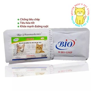  Men tiêu hóa cao cấp Bio Biotic hỗ trợ tiêu hóa cho CHÓ MÈO gói 5gram