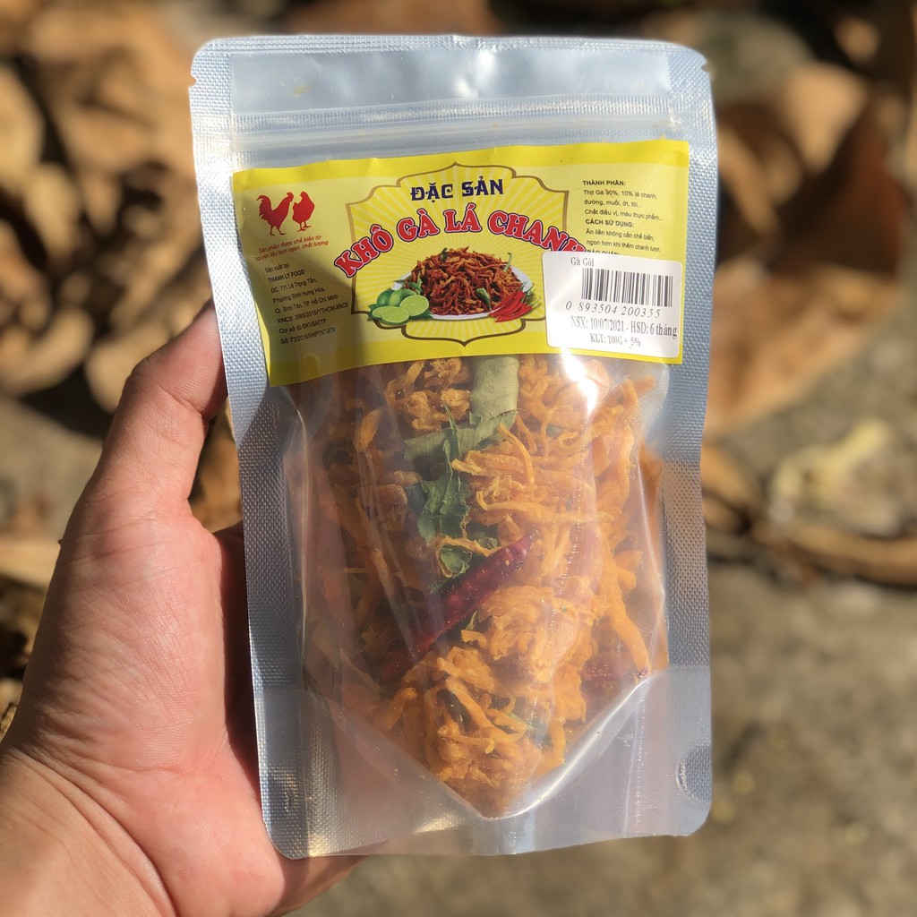  Khô gà lá chanh xé sợi loại ngon, gói 100g | IMINT FODD | BigBuy360 - bigbuy360.vn