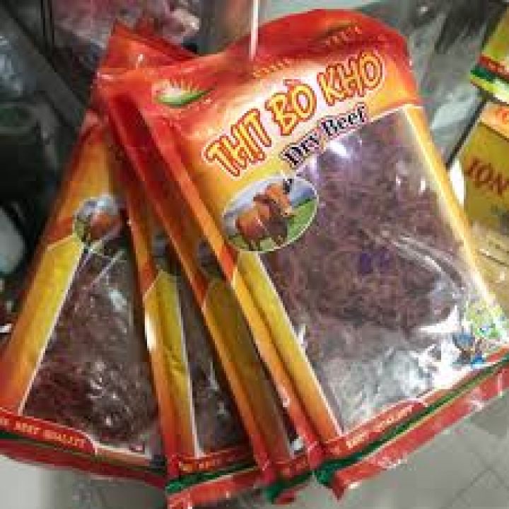 Khay 90G thịt bò khô Thiên Phúc ăn liền tiện lợi
