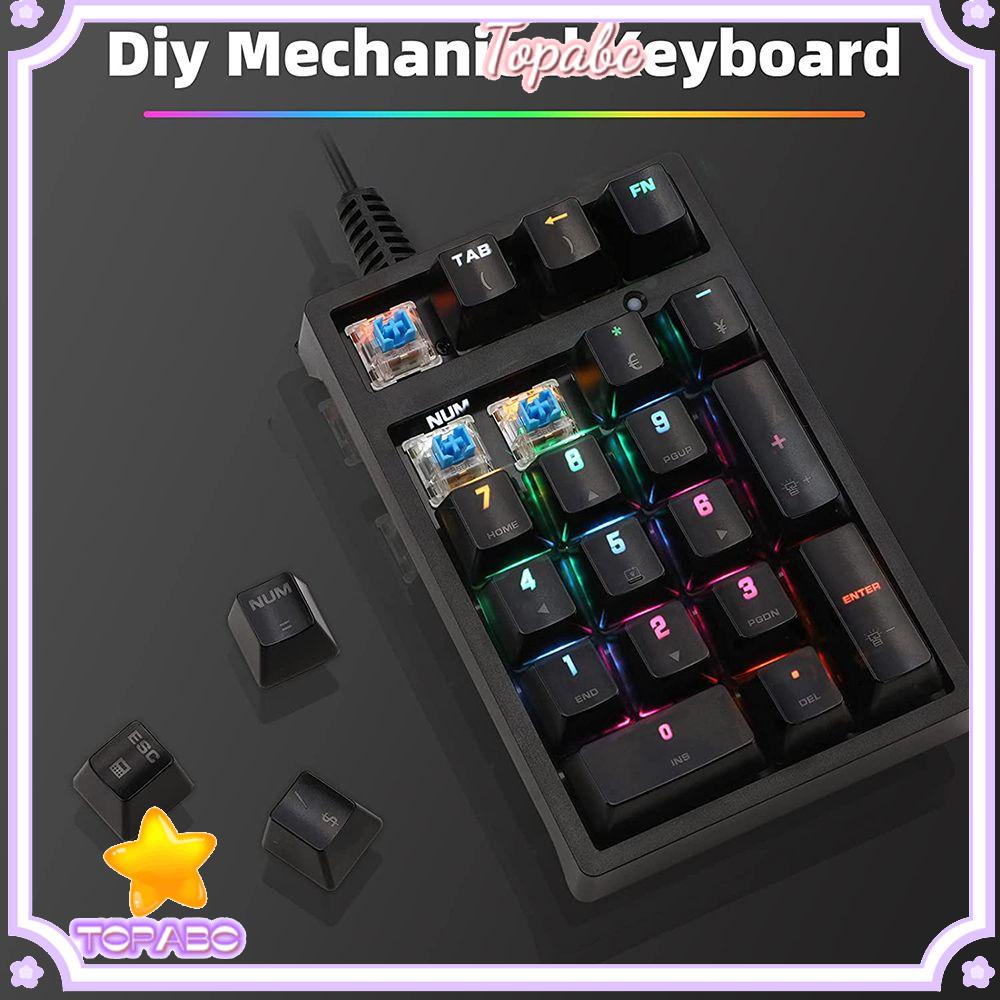 Bàn PhíM Số ĐầU Mini RGB, K21 Numpad