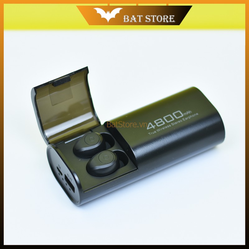 Tai Nghe Bluetooth S11 TWS Kiêm Pin Sạc Dự Phòng S11 - 4800 Mah - Nghe hay - BATSTORE