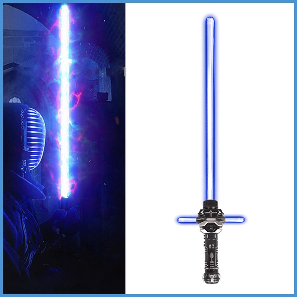 Thanh Kiếm Đồ Chơi Chiếu Tia Laser 7 Màu Sắc Có Thể Mở Rộng Dành Cho Trẻ