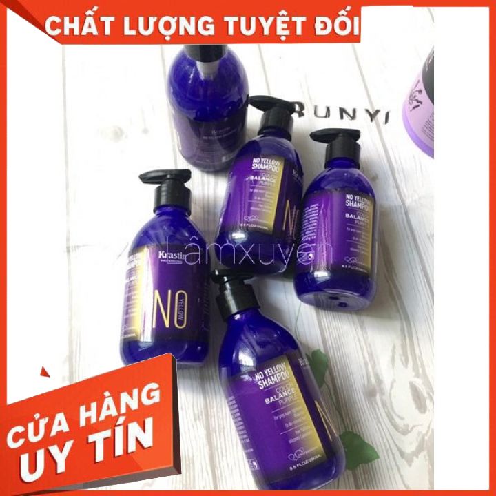 DẦU GỘI TÍM KHỬ VÀNG KRASTIN 280ml
