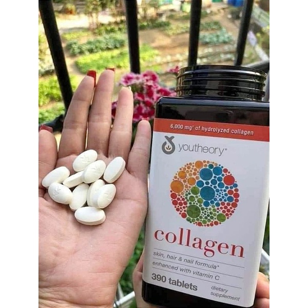 Collagen Biotin Youtheory 390 viên của Mỹ
