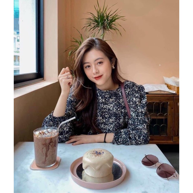 [Mã WAMT1505 giảm 10K đơn 0K] Đầm đuôi cá hoạ tiết xanh loang vải trượt thái mềm mại | BigBuy360 - bigbuy360.vn