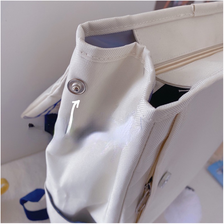 Mới Ba Lô Đi Học Gắn Tai Thỏ Dễ Thương Cho Nữ