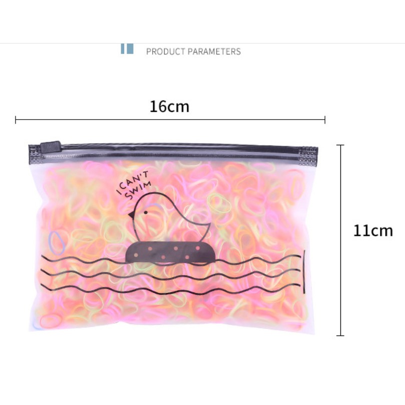 Bộ 1000 dây buộc tóc nhiều màu sắc