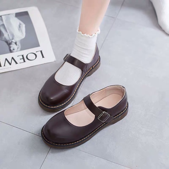 L092 [ORDER] Giày Ulzzang quai ngang nữ sinh phiên bản Hàn Quốc (Mẫu mới) | BigBuy360 - bigbuy360.vn