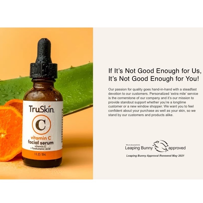 [Giá Sỉ USA] Serum Truskin Vitamin C, 30ml Chuyên về Thâm Nám Tan Nhan Chính Hãng USA