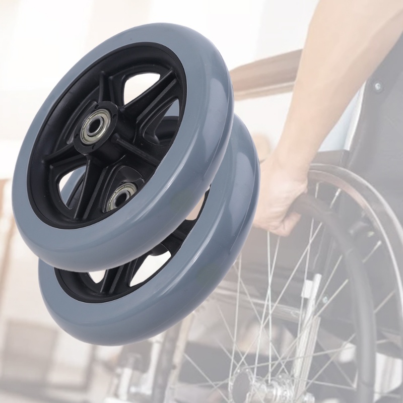 Bộ 2 Bánh Xe Lăn Nhỏ 6 &quot;Chuyên Dụng Cho Ghế Xe Lăn