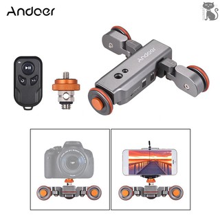 COD☆ Andoer L4 PRO Motorized Camera Video Dolly with Scale Indication Electric Track Slider Wireless