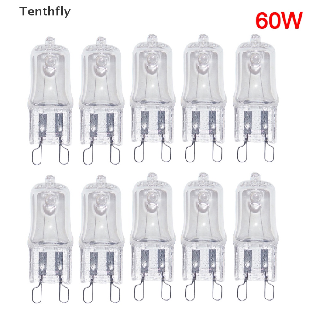 Set 10 bóng đèn G9 25w 28w 40w 60w chịu nhiệt cao thông dụng cho lò nướng