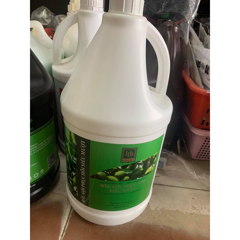 Dầu gội Keratin Collagen Hồng Đạt 5000ml