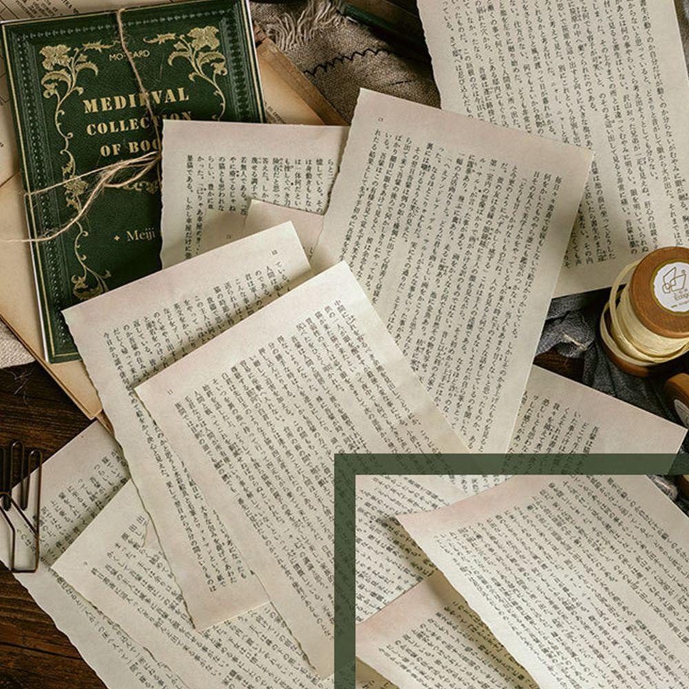 Giấy Làm Sách Thủ Công Phong Cách Trung Cổ Cổ Điển