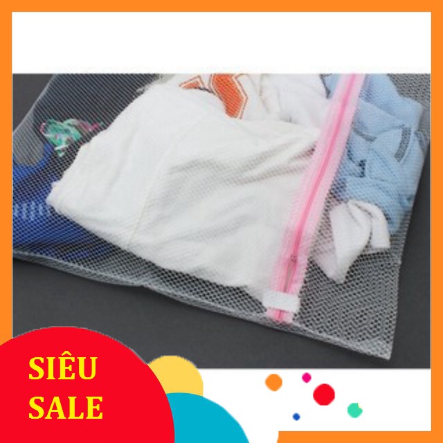 (hàng siêu hot) Túi Lưới Giặt Đồ WASH Loại Lớn Kích Thước 50 x 60 cm Giúp Giải Quyết Quần Áo Bị Cọ Xát Vào Máy Giặt Khi 