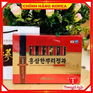 Hồng sâm củ tẩm mật ong Kanghwa chính hãng, hộp 8 củ - Sâm tẩm mật ong hàn quốc