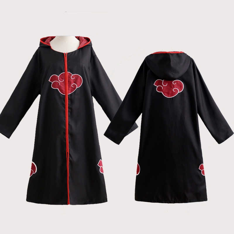 Áo khoác hóa trang Naruto Akatsuki Sasuke Uchiha Itachi thời trang cho nam