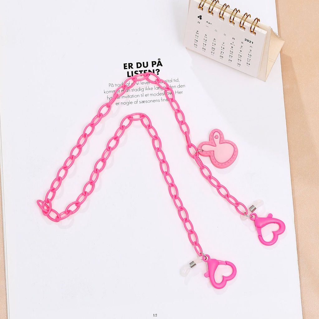 Dây Đeo Mắt Kính Mở Rộng Mặt Nạ Hình Thỏ diy Phong Cách ins Dành Cho Người Lớn Và Trẻ Em