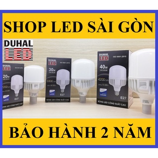 Bóng đèn led trụ thân nhôm cao cấp duhal 20w 30w 40w 50w bảo hành 24 tháng