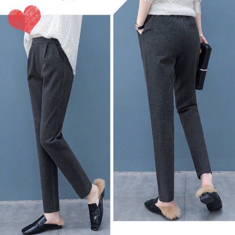 QUẦN DẠ NỮ BAGGY__CHẤT ĐẸP_ M01_chun nửa | BigBuy360 - bigbuy360.vn