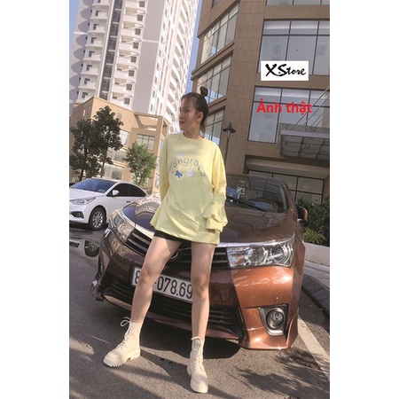 Áo Sweater Nam Nữ Congra Hoa Vàng - Áo Thu Đông Chất Nỉ Ngoại Mềm Mịn Unisex X.Store
