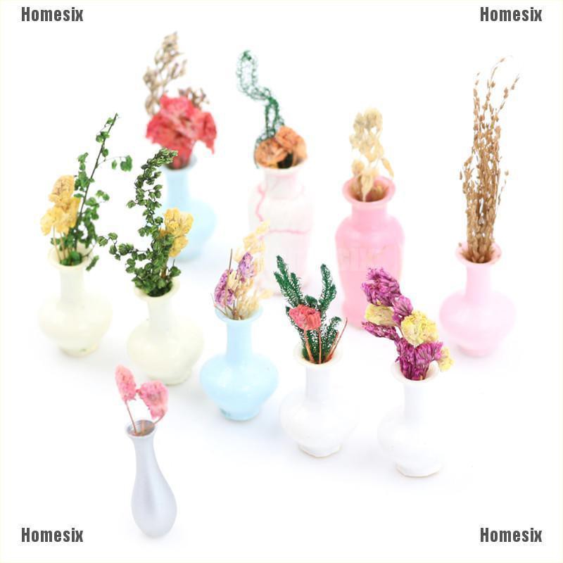 [HoMSI] Mini Vase Miniature landscape Sand table model Dollhouse Decor Kids Toy SUU