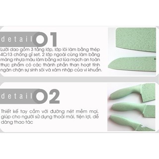 Bộ dao thớt 7 món cao cấp