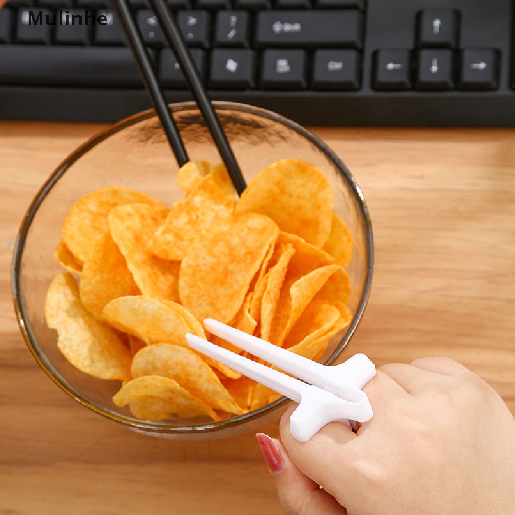 Mulinhe Giá Đỡ Đũa Đeo Ngón Tay Hỗ Trợ Cho Người Lười