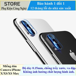 Miếng dán cường lực camera iPhone X/Xs/Xs Max