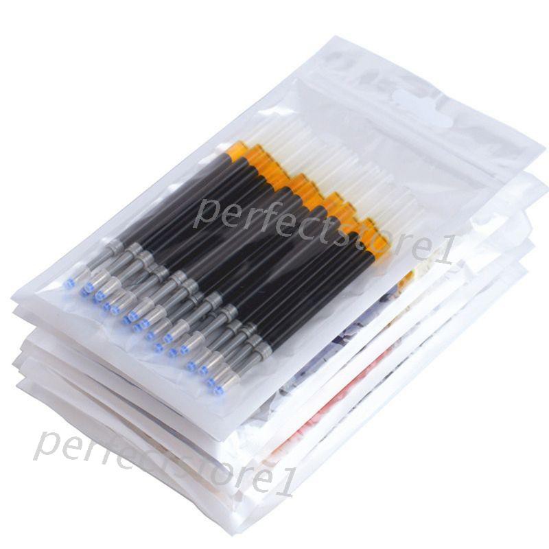 20 Ruột Bút Bi Mực Đen / Xanh / Đỏ Ngòi 0.5mm