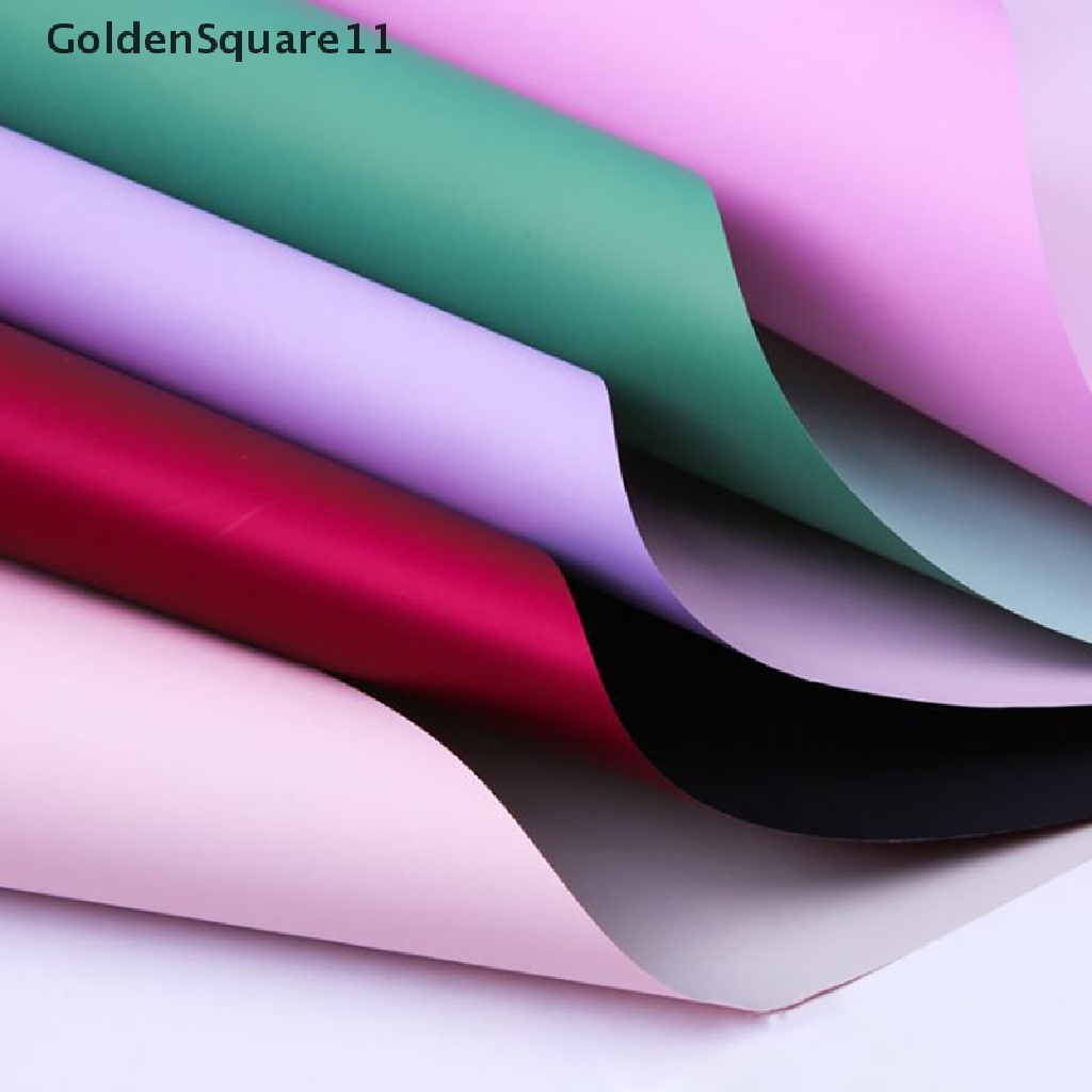 Set 20 Giấy Gói Hoa Hai Tông Màu Chống Thấm Nước Goldsquare11