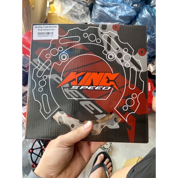 Đĩa Thắng KingSpeed 4 lỗ lòng đen 190mm-220mm-260mm thông dụng cho nhiều loại xe