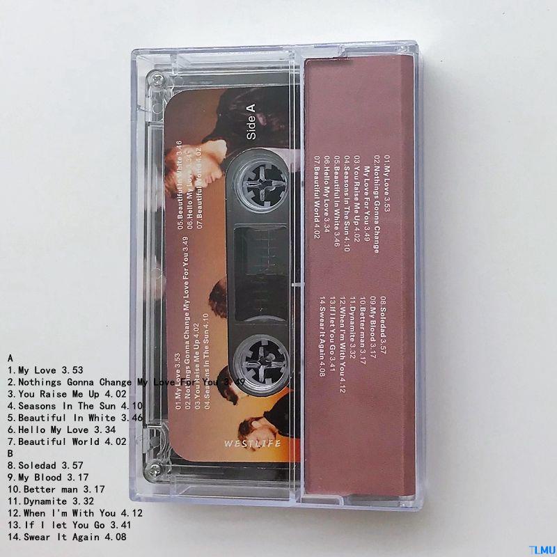 Z01 Băng Keo Sưu Tầm Bản Nhạc Tiếng Anh Hoài Niệm westlife sicheng boy Mới t0709