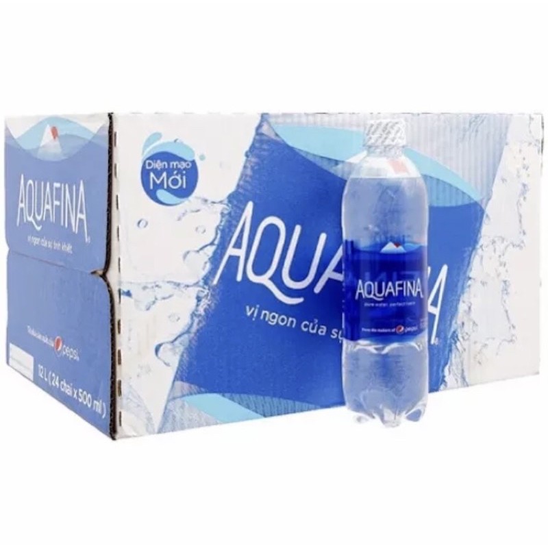 NƯỚC SUỐI TINH KHIẾT AQUAFINA 500ML (THÙNG 24 CHAI) - Bách hóa Chú Hoài