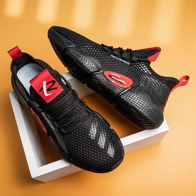 [Mã FAXANH245 giảm 10K đơn 50K] Giầy thể thao nam chữ RR đế đen pha R đỏ đế mới | BigBuy360 - bigbuy360.vn