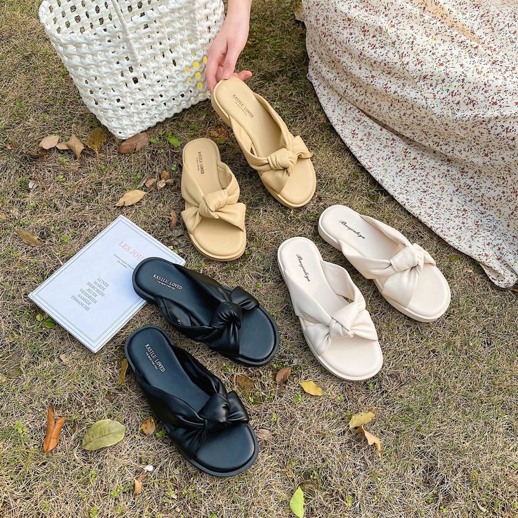 [ Mã 66CBSALE giảm 30K đơn 200K] Xăng đan Nữ Đế Bệt Mũi Tròn Quai Chéo Thời Trang | BigBuy360 - bigbuy360.vn