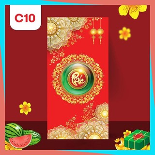 Bao Lì Xì 2022 Hoạt Hình Con Cọp Cute Dễ Thương Thần Tài Tiền Đô Độc Lạ Giá Sỉ Rẻ Màu Đỏ Đẹp Tết Chất Giấy C150 Cứng Cáp