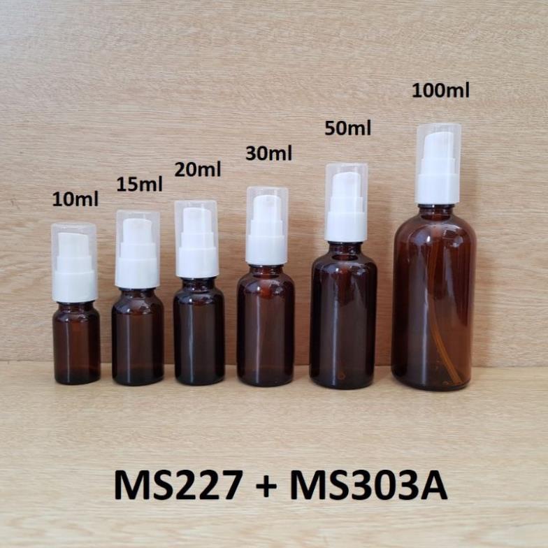 Chai Chiết Mĩ Phẩm ❤ RẺ VÔ ĐỊCH ❤ Chai thủy tinh xịt giọt 5ml,10ml chiết mỹ phẩm, dầu gội, sữa tắm, serum .