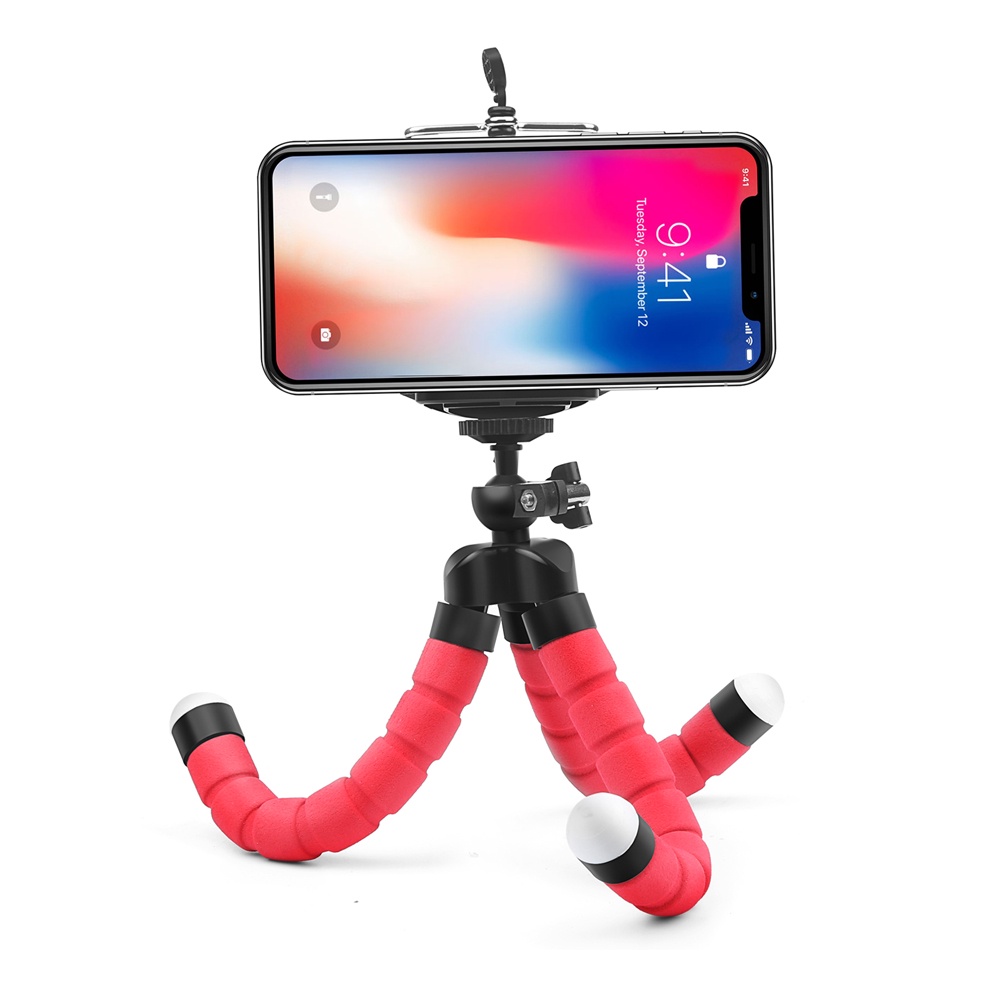 Giá Đỡ Ba Chân Mini Bằng Bọt Biển Cho iPhone 13 Pro max Samsung Xiaomi Gopro 10 DJI Action 2