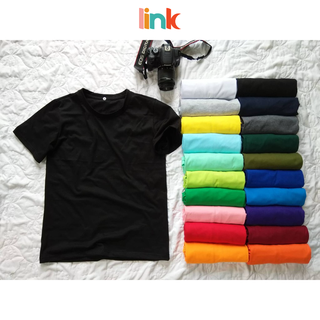 Áo Thun Trơn Nam Nữ vải dày không xù lông nhiều màu ( Bộ màu 1)