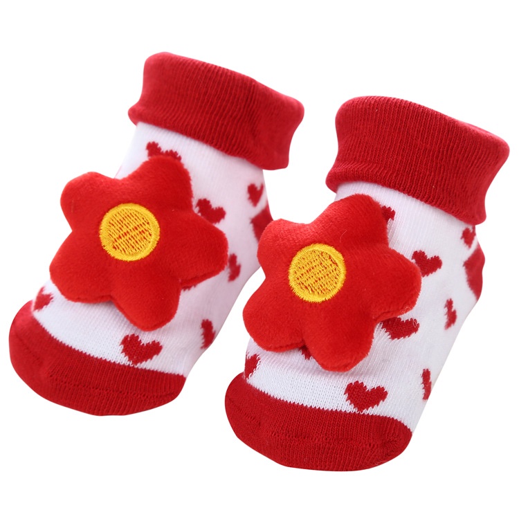 Tất Chống Trượt Họa Tiết Hoạt Hình 3d Xinh Xắn Dành Cho Bé