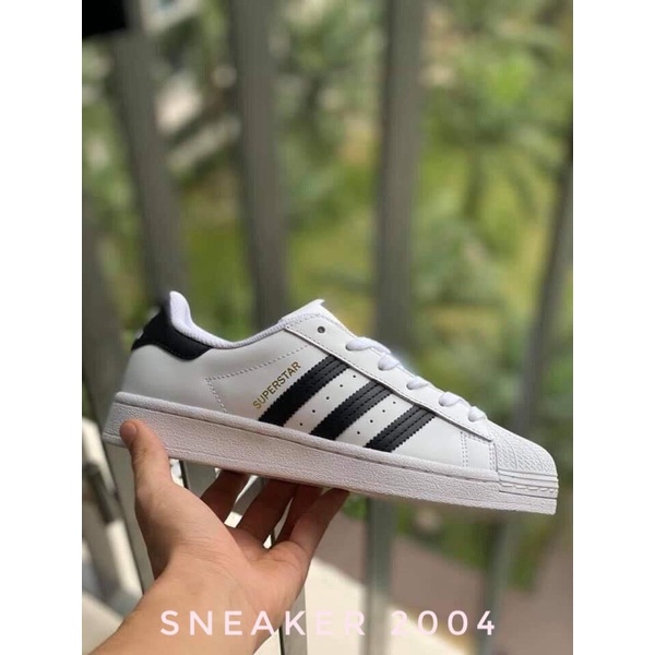 Giày adidas sò 11 da thật , giày thể thao adidas trắng buộc dây sneaker nam nữ kèm hộp