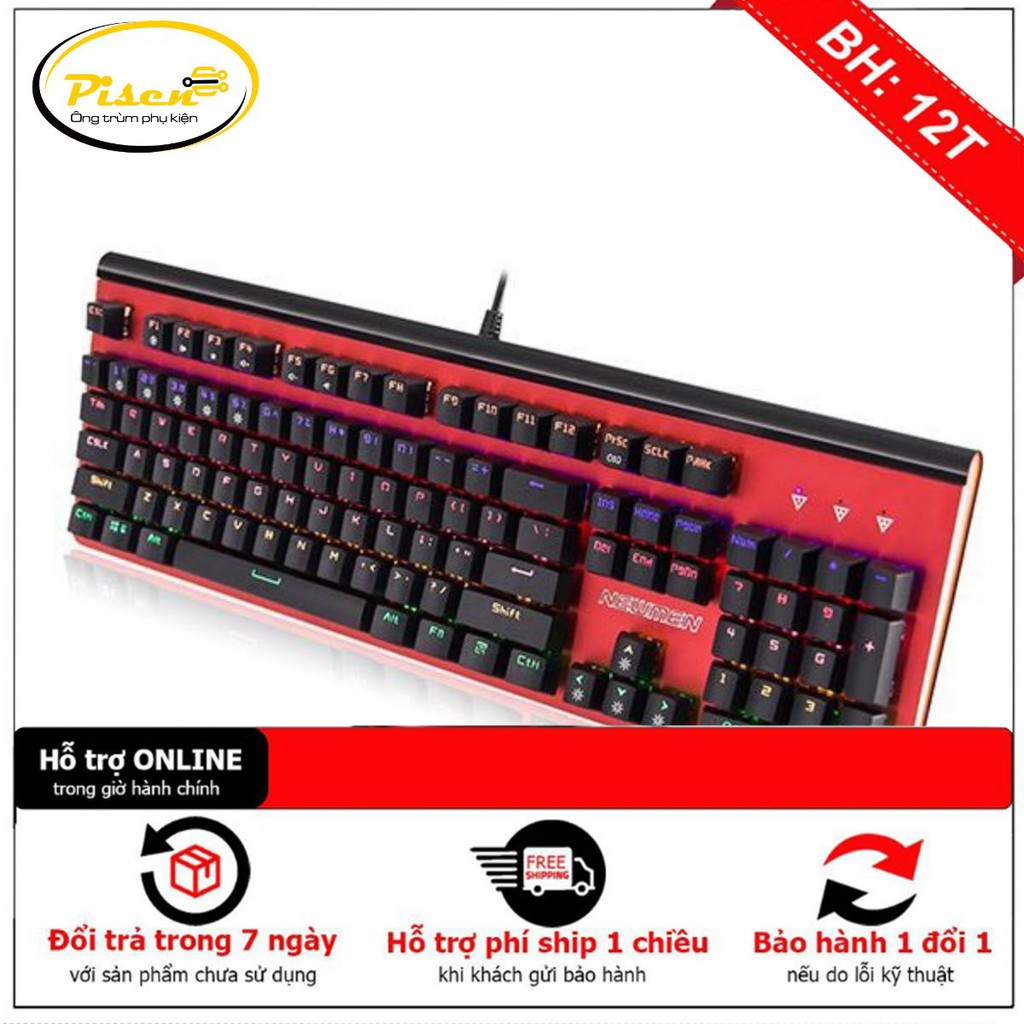 🔰 [ FREE SHIP ] Bàn phím cơ có dây Gaming Newmen GM510 - Hàng Chính Hãng ✅